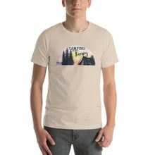 Load image into Gallery viewer, Camping Is My Therapy - Transparent - Transparent - Short-Sleeve Unisex T-Shirt