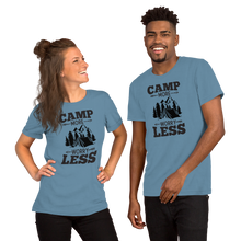 Load image into Gallery viewer, Camp More Worry Less Short-Sleeve Unisex T-Shirt