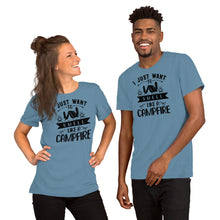 Load image into Gallery viewer, I just want to smell like a Campfire - Short-Sleeve Unisex T-Shirt