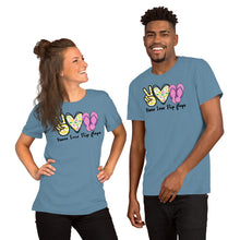 Load image into Gallery viewer, Peace Love Flip Flops - Short-Sleeve Unisex T-Shirt