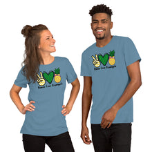 Load image into Gallery viewer, Peace Love Pineapple - Short-Sleeve Unisex T-Shirt