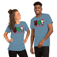 Load image into Gallery viewer, Peace Love Christmas 1 - Short-Sleeve Unisex T-Shirt