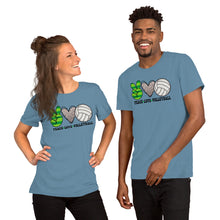 Load image into Gallery viewer, Peace Love Volleyball - Short-Sleeve Unisex T-Shirt
