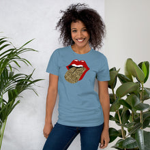Load image into Gallery viewer, Red Lips and Leopard Tongue - Short-Sleeve Unisex T-Shirt