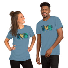 Load image into Gallery viewer, Peace Love Rescue - Short-Sleeve Unisex T-Shirt
