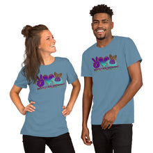 Load image into Gallery viewer, Peace Love Mermaids - Short-Sleeve Unisex T-Shirt