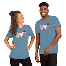 Load image into Gallery viewer, Peace Love Ice Cream - Short-Sleeve Unisex T-Shirt