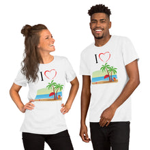 Load image into Gallery viewer, I Heart the Beach Short-Sleeve Unisex T-Shirt