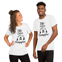 Load image into Gallery viewer, Life is better around the campfire 2 Short-Sleeve Unisex T-Shirt