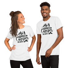 Load image into Gallery viewer, Happiest Camper on Earth Short-Sleeve Unisex T-Shirt