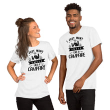 Load image into Gallery viewer, I just want to smell like a Campfire - Short-Sleeve Unisex T-Shirt