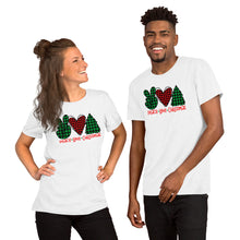 Load image into Gallery viewer, Peace Love Christmas 8 - Short-Sleeve Unisex T-Shirt