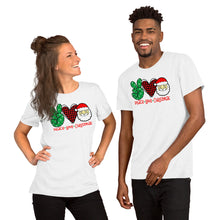 Load image into Gallery viewer, Peace Love Christmas 3 - Short-Sleeve Unisex T-Shirt