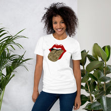 Load image into Gallery viewer, Red Lips and Leopard Tongue - Short-Sleeve Unisex T-Shirt
