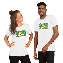 Load image into Gallery viewer, Peace Love Luck - Short-Sleeve Unisex T-Shirt