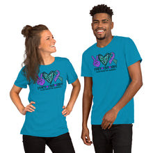 Load image into Gallery viewer, Peace Love Hope Suicide Prevention Leopard - Short-Sleeve Unisex T-Shirt