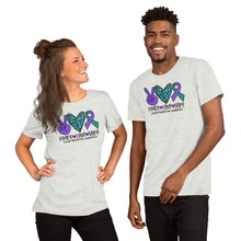 Load image into Gallery viewer, Peace Love Hope Suicide Prevention Leopard - Short-Sleeve Unisex T-Shirt