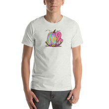 Load image into Gallery viewer, Pumpkin Pink Ribbon - Short-Sleeve Unisex T-Shirt