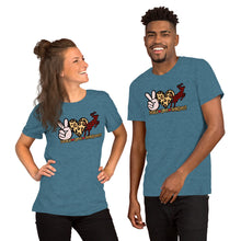 Load image into Gallery viewer, Peace Love Reindeer - Short-Sleeve Unisex T-Shirt