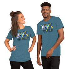 Load image into Gallery viewer, Peace Love T21 Down Syndrome Tie Dye - Short-Sleeve Unisex T-Shirt