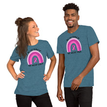 Load image into Gallery viewer, In October I Wear Pink Rainbow - Short-Sleeve Unisex T-Shirt