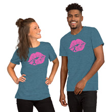 Load image into Gallery viewer, Breast Cancer Lips - Short-Sleeve Unisex T-Shirt