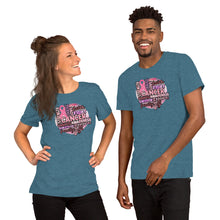 Load image into Gallery viewer, Cancer Word Art - Short-Sleeve Unisex T-Shirt