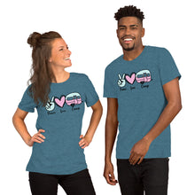Load image into Gallery viewer, Peace-love-camp - Short-Sleeve Unisex T-Shirt