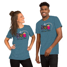 Load image into Gallery viewer, Peace - Love - Travel Short-Sleeve Unisex T-Shirt