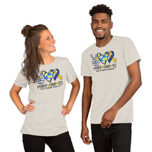 Load image into Gallery viewer, Peace Love T21 Down Syndrome Tie Dye - Short-Sleeve Unisex T-Shirt