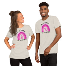 Load image into Gallery viewer, In October I Wear Pink Rainbow - Short-Sleeve Unisex T-Shirt