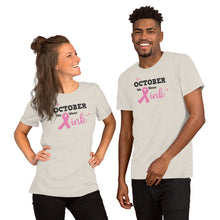 Load image into Gallery viewer, In October We Wear Pink 3 - Short-Sleeve Unisex T-Shirt