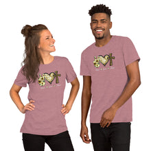 Load image into Gallery viewer, Peace-love-Jesus - Short-Sleeve Unisex T-Shirt