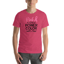 Load image into Gallery viewer, Pink Is My Power Color - Short-Sleeve Unisex T-Shirt
