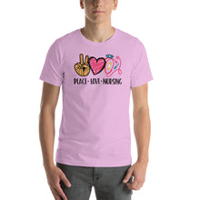 Load image into Gallery viewer, Peace Love Nursing 2 - Short-Sleeve Unisex T-Shirt