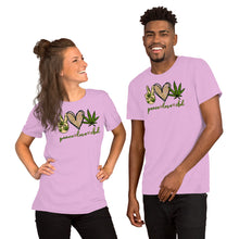 Load image into Gallery viewer, peace-love-cbd - Short-Sleeve Unisex T-Shirt
