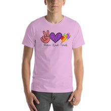 Load image into Gallery viewer, Peace-love-teach - Short-Sleeve Unisex T-Shirt