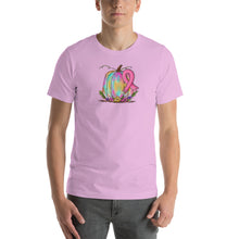 Load image into Gallery viewer, Pumpkin Pink Ribbon - Short-Sleeve Unisex T-Shirt