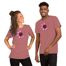 Load image into Gallery viewer, Breast Cancer Sunflower - Short-Sleeve Unisex T-Shirt
