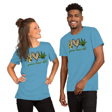 Load image into Gallery viewer, peace-love-cbd - Short-Sleeve Unisex T-Shirt