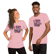 Load image into Gallery viewer, Cancer Word Art - Short-Sleeve Unisex T-Shirt