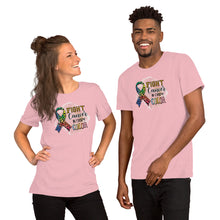 Load image into Gallery viewer, Fight cancer in every color - Short-Sleeve Unisex T-Shirt