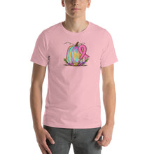 Load image into Gallery viewer, Pumpkin Pink Ribbon - Short-Sleeve Unisex T-Shirt