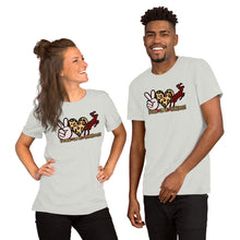 Load image into Gallery viewer, Peace Love Reindeer - Short-Sleeve Unisex T-Shirt