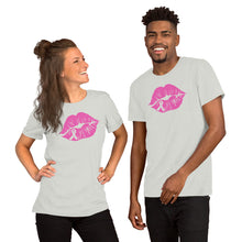 Load image into Gallery viewer, Breast Cancer Lips - Short-Sleeve Unisex T-Shirt