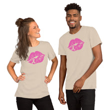 Load image into Gallery viewer, Breast Cancer Lips - Short-Sleeve Unisex T-Shirt