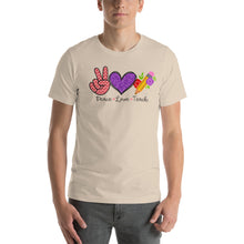 Load image into Gallery viewer, Peace-love-teach - Short-Sleeve Unisex T-Shirt