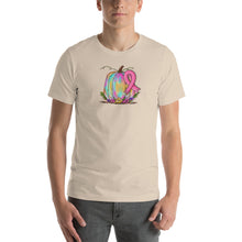 Load image into Gallery viewer, Pumpkin Pink Ribbon - Short-Sleeve Unisex T-Shirt