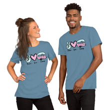 Load image into Gallery viewer, Peace-love-camp - Short-Sleeve Unisex T-Shirt