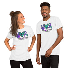 Load image into Gallery viewer, Peace Love Hope Suicide Prevention Leopard - Short-Sleeve Unisex T-Shirt